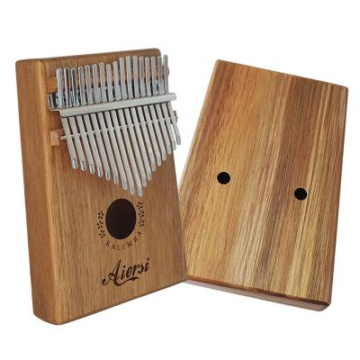 China High Quality Beginner Wooden Musical Instruments Toys Set For Kids Solid Koa Kalimba 17 Keys Inch Piano With Accessories For Sale for sale