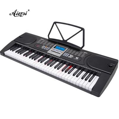 China Digital Newcomer Key Lighting Popular 61 Key Diatonic Electronic Piano Keyboard Organ For Self Instruction for sale