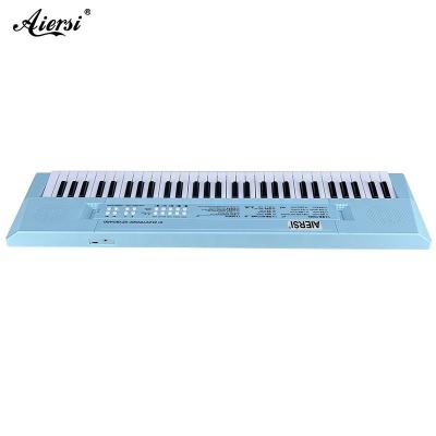 China Aiersi Brand Toy Electronic Organ 61 Keys Children Piano Keyboard Gifts China Keyboard Specification LED Display for sale