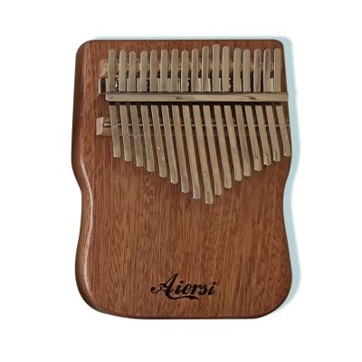 China 17 Inch Wooden Wholesale Piano Keys Mahogany Kalimba Kalimba Musical Instrument for sale