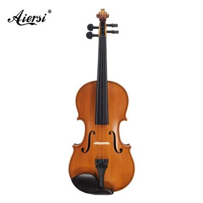 China Aiersi Solid Fir 14 Years Old Violin Brand Professional Violin Strings Instrument Cheap Violin Musical Instrument Prices For Sale for sale