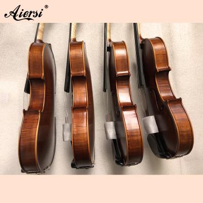 China Impeccable sale stringed instruments violins in natural dark matte violin 4 4 parts ebony nice professional price violino from china for sale