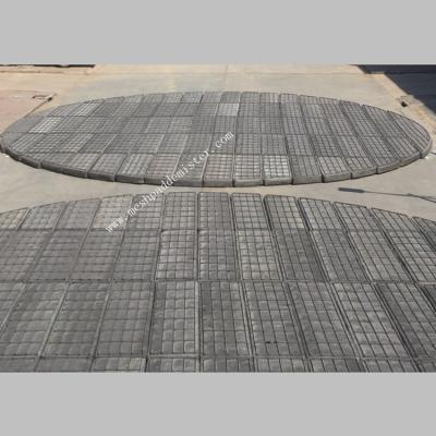 China Diameter 11000mm Wire Mesh Demister Pad Round  For Absorption Tower for sale