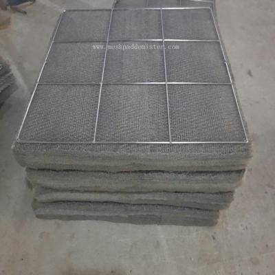 China 1000mmx1000mm Demister-Auflagen-Schirm-Gitter und Platten-Rand Ss304 keine Abschnitte zu verkaufen