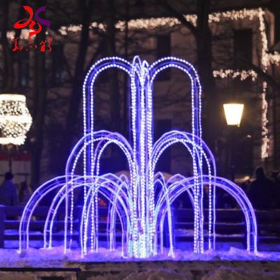 China Modern Waterproof 3D Garden Decoration Light Led Christmas Fountain Pattern Lights for sale