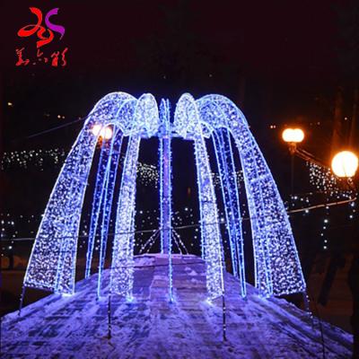 China 10 Years Best Factory Price Christmas Park Led Fountain Pattern Lights For Atrium Shopping Mall Decoration for sale