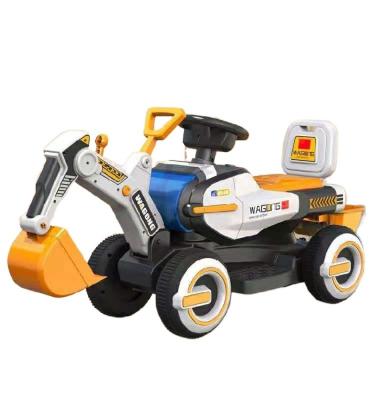 China Ride On Toy High Quality Children Toy Car Excavator Electric Engineering Vehicle Four Wheel Children Ride On Car for sale