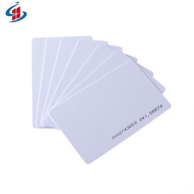 China Waterproof / Waterproof Plastic White Inkjet Printable Access Business Card Blank CR80 PVC NFC Card TK4100 F08 RFID Printable Business Card for sale