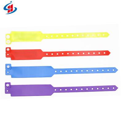 China Hospital ID Medical Wristbands Custom Disposable Programmable Plastic Vinyl Waterproof/Waterproof PVC For Hospital for sale