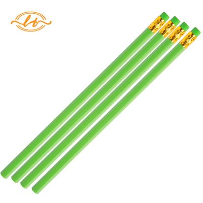 China office & School Pencil My First Pencils, Plastic-Case #2 HB Soft, Pre-sharpened with Eraser, Includes Sharpener, Green, 4-PacK for sale