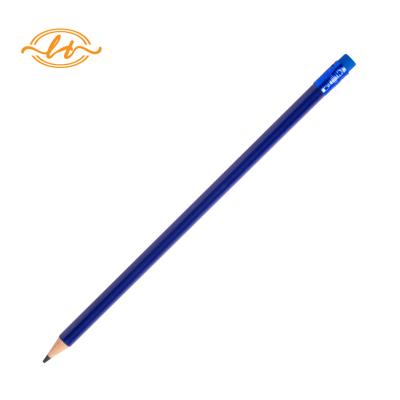 China office & School Pencil 7.5inch High Quality Anti-Cut HB Lead Plastic Material Wood Free Standing Pencil With Eraser for sale