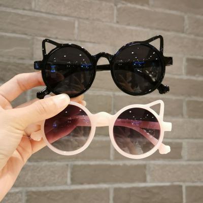 China READSUN Cat Ear Designer 2021 Summer Fashion Uv400 Cat Ears Shades Cute Sunglasses For Kids Girls Boy for sale