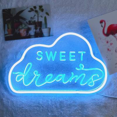 China Factory Direct LANDSCAPE With One Stop Service Soft Cloud Decoration Lighting Signs Flex Bar Event Led Neon Lights Sign for sale