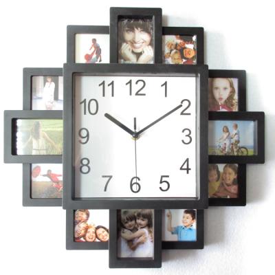 China Antique style large size wall clock photo frame piture wall clock with photo à venda