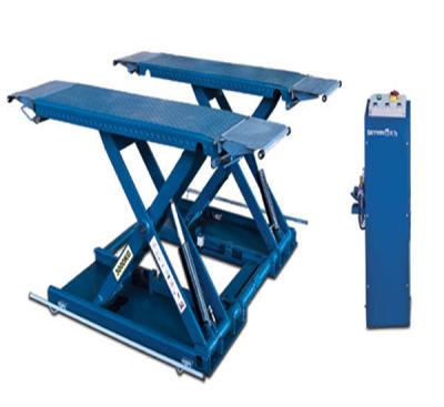 China Car Repair Maintenance Lifting Hydraulic Portable Mid Rise Auto Repair Scissor Lift With CE for sale