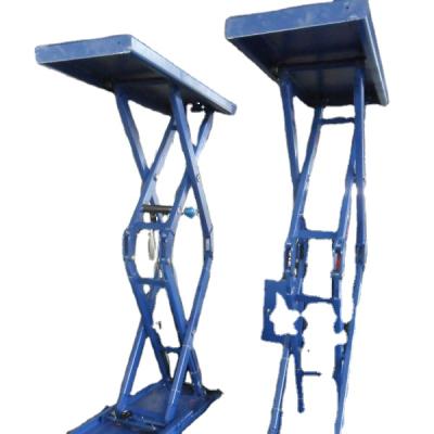 China High Quality Portable Mid Rise Hydraulic Scissor Car Lift 3200kg/7000lbs for sale