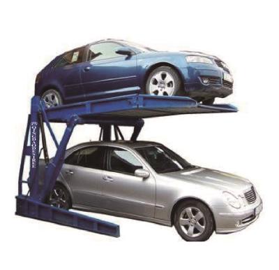 China Custom Car Parking System Two 2 Level Post Tilt Auto Parking Lift DEP606 for sale