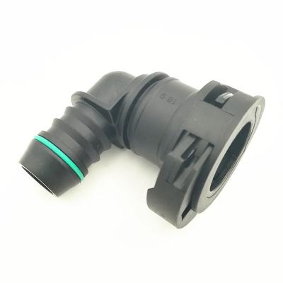 China OEM Factory Original Supplier SAE3/4 18.9 Quick Connectors PA12 90 Degree Safety Quick Coupling Fuel Line ID16 Nylon Auto Parts for sale