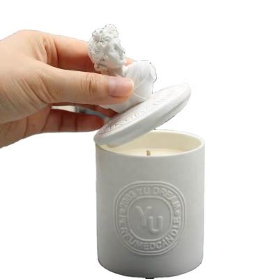 China China Supplier Home Decoration Hot Rotated Scented Candle Tins Container Nordic Art Candles for sale