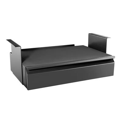 중국 Foldable Steel Desk Accessories Organizer Storage Box Space Saving Under Sit Stand Organizer Tray Desk Drawer With Shelf 판매용