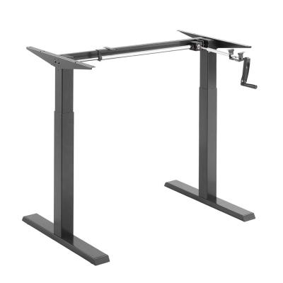 China Adjustable Compact Manual Crank (Height) Standing Desk for sale