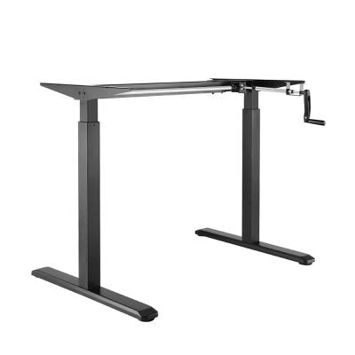 중국 Height Adjustable (Height) Table Mechanisms , Height Adjustable Metal Table Legs Manual Desk Frame 판매용