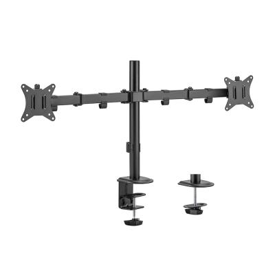 China Double Height Adjustable Classic Steel Monitor Steel Mount for sale