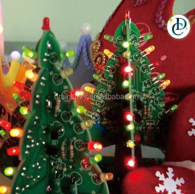 China Funny Practice Kids Soldering X'mas Tree DIY Kit Electronics Kit for sale