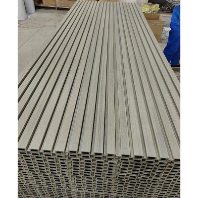 China Modern Alternative Co-extrusion WPC Wall Panel Capped Layer Board Wall Cladding Composite Material for sale