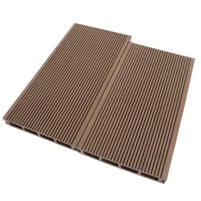 China Modern Crack-Resistance Anti-termite WPC Wood Plastic Composite Terrace Decking Outdoor Terrace Balcony Patio Boards for sale