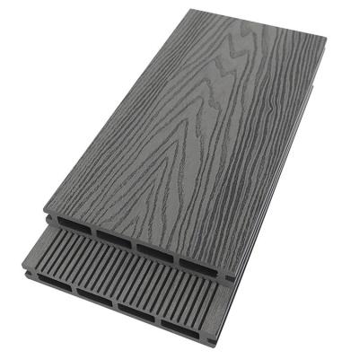 China Modern Manufacturer Skin-friendly Wpc Decking Board Waterproof Wood Plastic Floor Board Anti-termite Hollow Composite Decking Board for sale