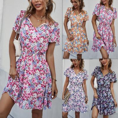 China 2022 New Clothing Anti-Static Long Sleeve Casual Outfits For Women Summer Dress Girl Lady Loose Causal One-Piece Wear for sale