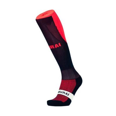 China Wholesale Customized Antibacterial Youth Soccer Socks 100% Polyester Socks Football Player Socks for sale