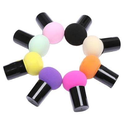 China Eco-friendly Dustproof Mushroom Head Powder Puff Round Beautiful Hydrophilic Sponge Makeup Egg for sale