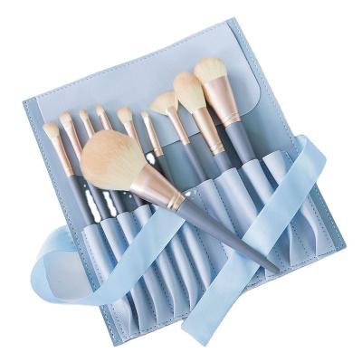 China 10pcs Loose Powder Brush Base Makeup Brush Set Makeup Brush Set Cosmetics Private Label Brush Set Cosmetics Tool for sale