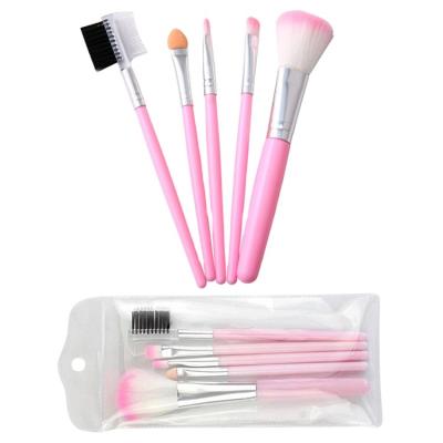 China Professional Makeup Brush Small Slim 5pcs Eye Makeup Brush Designer Cosmetic Makeup Brush For Accessible Skin for sale