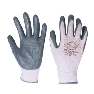 China Oil-Resistant Wear-Resistant Work Gloves Nitrile Work Gloves Safety Waterproof Work Gloves Water Proof Waterproof for sale