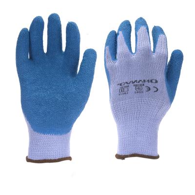 China Hanvo Safety Work Gloves 10 Gauge Anti-Slip Garden Repairing Builder Gloves Polycotton Hanvo Liner With Latex Coated Gloves for sale