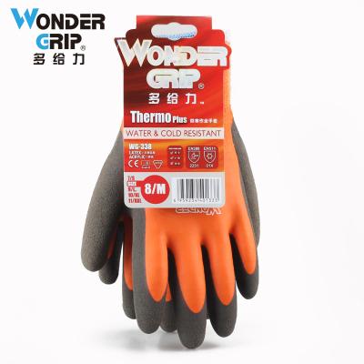 China Water Proof Wonder Grip Thicken Garden Double Layer Latex Coated Protective Gloves Working Gloves Coldproof Gloves for sale