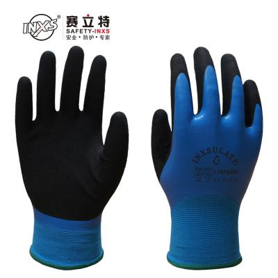 China INXS-SAFETY Water Proof Gloves L10584W Plus Velvet Safety Protective Gloves Warm Waterproof Low Temperature Cold Proof Gloves for sale