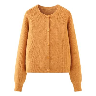 China New Round Neck Women Lady Breathable Knitwear Best Design Fancy Long Sleeve Ladies Sweater for sale