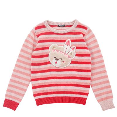 China Girl Breathable Fashion Kid Sweater Pink Knitting Patterns Girls Sweater For Kids Sweaters for sale