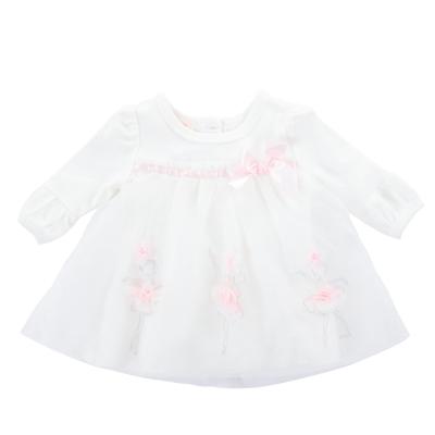 China Cotton Hand Wash Baby Girl Princess Romper Nude Tulle Washable Sheer Dress for sale