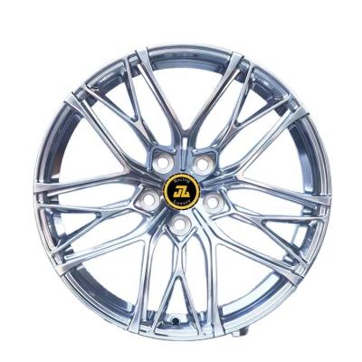 China JZ61 Aluminum Alloy Chrome Brushed Lip Forged Wheel 5x112 5x120 Bore 5x112 5x120 Alloy Polished Cerchi In Lega Rim Rinse for sale