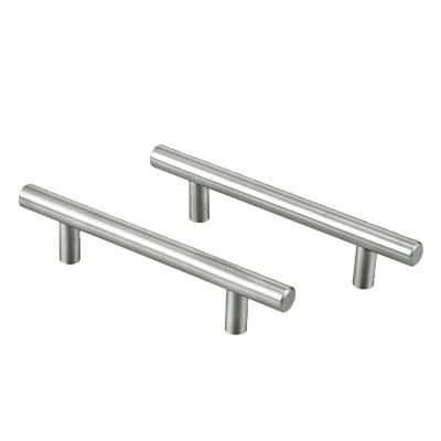 China Modern European Style Furniture Hardware Kitchen Cupboard Solid Hollow Bar SS Cabinet Door Handle for sale