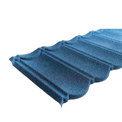 China Wholesale Modern Roof Tile Heat Resistant High Quality Sand Coated Metal Steel Roofing Tiles for sale