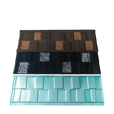 China Traditional Roof Tile Wholesale Prices Heat Resistant Color Stone Coated Metal Roofing Tiles for sale