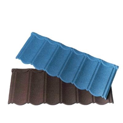 China Modern Kerala Anticorrosive Compound Stone Factory Sale Metal Coated Roof Tiles Roofing Materials for sale