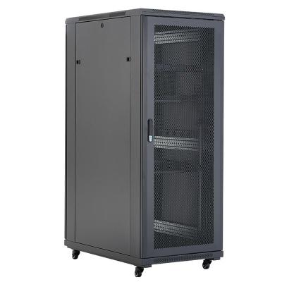 China SPCC Cold Rolled Steel Plate 32u 27u Network Transmission Rack Server Cabinet for sale