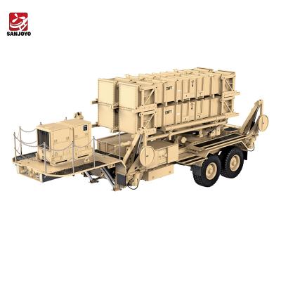 China HG Self Assembly RC 1/12 US Army Missile Trailer Model Toys Rc Military Truck Kit For Adult Hobby P805 for sale